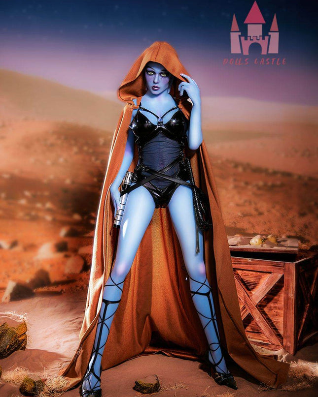 Dolls Castle | 156cm/5ft1 Big Breasts Game Cosplay Blue Space Warrior Full TPE Sex Doll - Reese (In Stock US) - Rose Wives