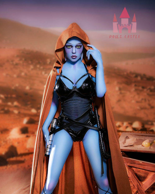 Dolls Castle | 156cm/5ft1 Big Breasts Game Cosplay Blue Space Warrior Full TPE Sex Doll - Reese (In Stock US) - Rose Wives