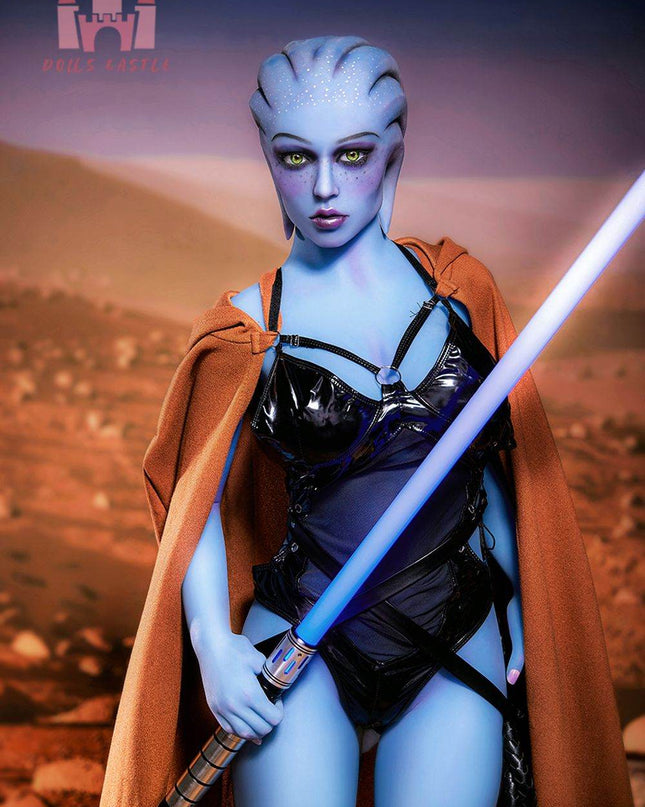 Dolls Castle | 156cm/5ft1 Big Breasts Game Cosplay Blue Space Warrior Full TPE Sex Doll - Reese (In Stock US) - Rose Wives