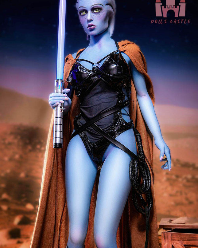 Dolls Castle | 156cm/5ft1 Big Breasts Game Cosplay Blue Space Warrior Full TPE Sex Doll - Reese (In Stock US) - Rose Wives