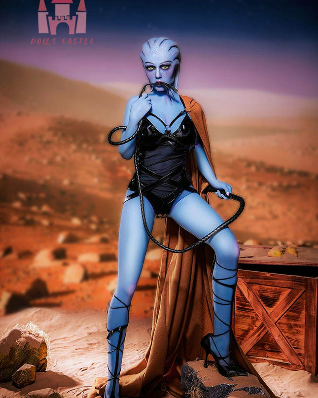 Dolls Castle | 156cm/5ft1 Big Breasts Game Cosplay Blue Space Warrior Full TPE Sex Doll - Reese (In Stock US) - Rose Wives