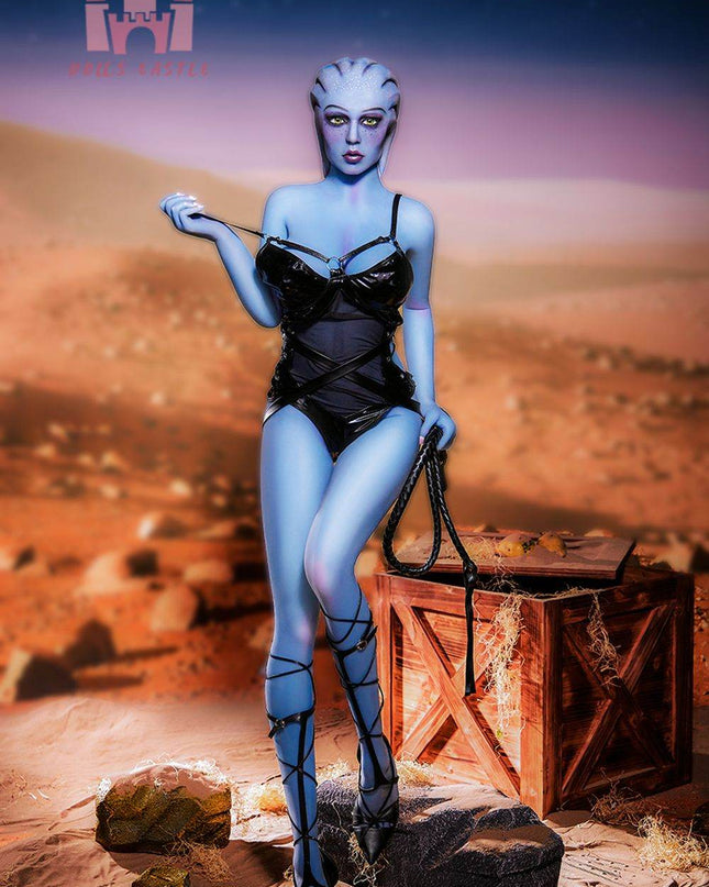 Dolls Castle | 156cm/5ft1 Big Breasts Game Cosplay Blue Space Warrior Full TPE Sex Doll - Reese (In Stock US) - Rose Wives