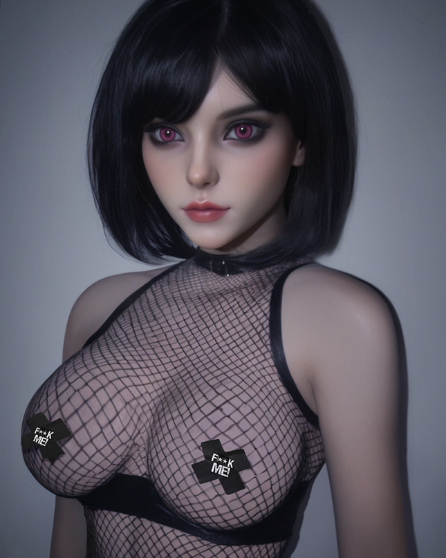 150cm/4ft11 Big Breasts Alluring E-Girl Japanese Fantasy Lifelike Full Silicone Sex Doll - Bertha