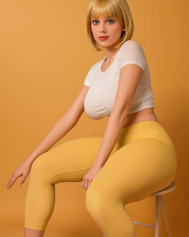 163cm/5ft4 BBW Mature Silicone Head Lifelike Sex Doll - Anna - Rose Wives