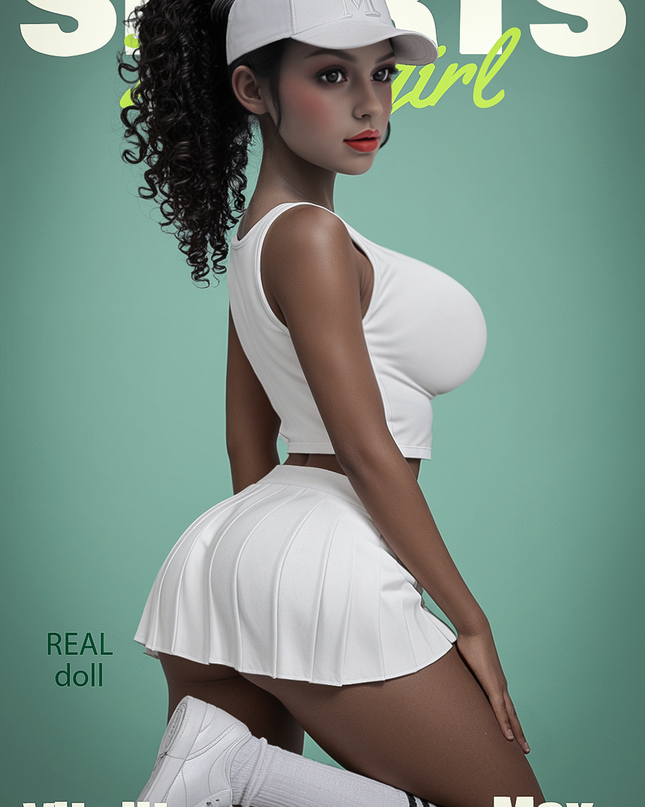 158cm/5ft2 Big Breasts Gorgeous Exotic Tennis Babe Realistic TPE Sex Doll - Savannah