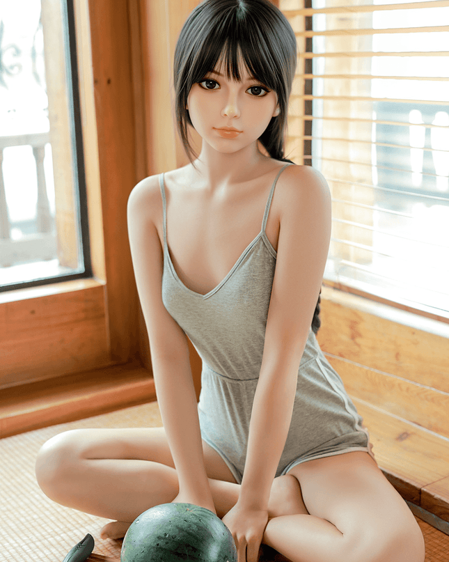 150cm/4ft11 Small Breasts Asian Lovely Attractive Realistic TPE Sex Doll - Ellie - Rose Wives
