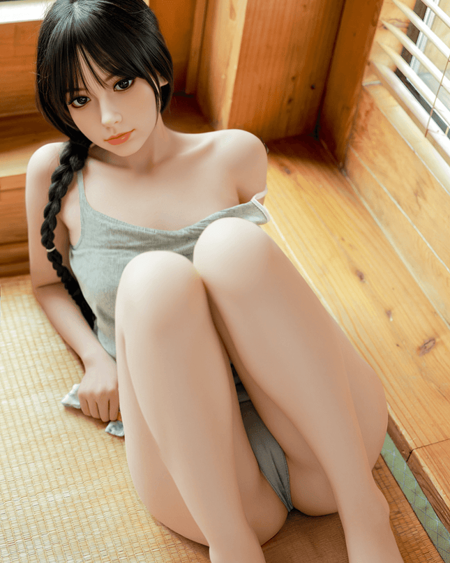 150cm/4ft11 Small Breasts Asian Lovely Attractive Realistic TPE Sex Doll - Ellie - Rose Wives