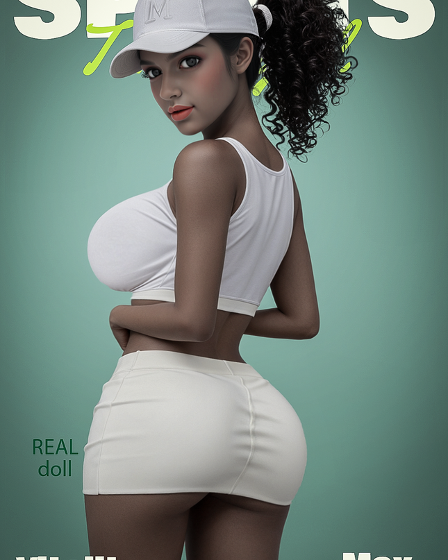 158cm/5ft2 Big Breasts Gorgeous Exotic Tennis Babe Realistic TPE Sex Doll - Savannah