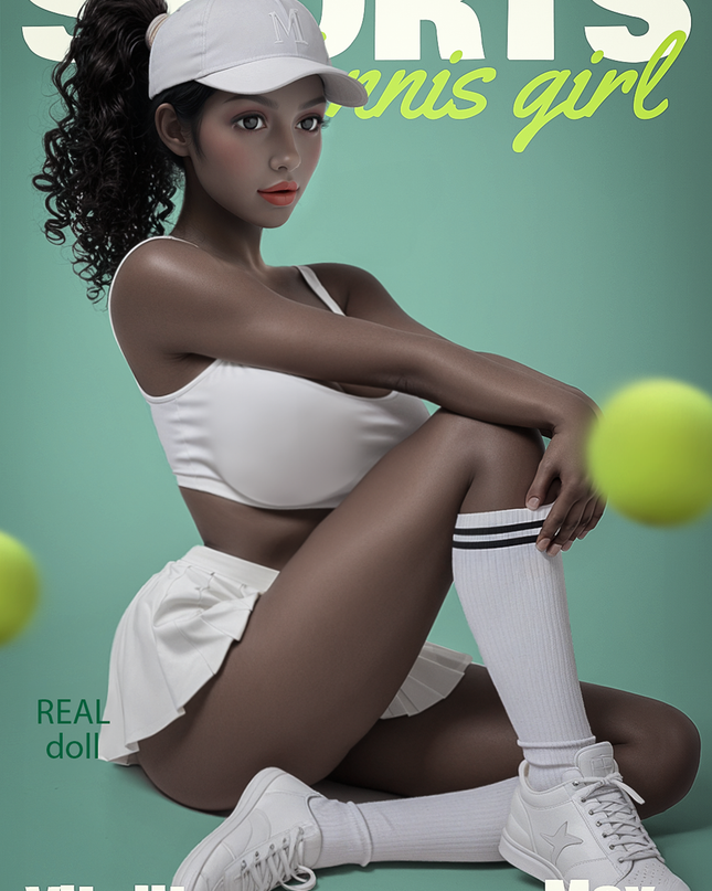 158cm/5ft2 Big Breasts Gorgeous Exotic Tennis Babe Realistic TPE Sex Doll - Savannah