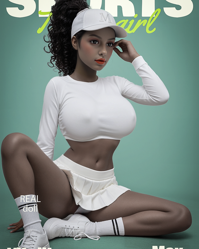 158cm/5ft2 Big Breasts Gorgeous Exotic Tennis Babe Realistic TPE Sex Doll - Savannah