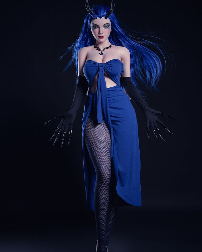 164cm/5ft5 Big Breasts Alluring Demon Queen Cosplay Realistic Full Silicone Sex Doll - Zafira