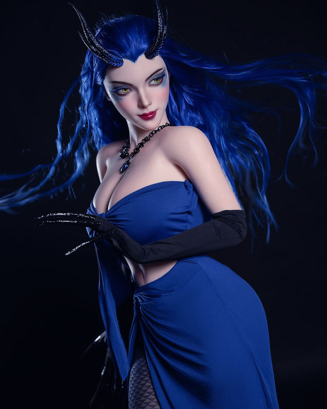 164cm/5ft5 Big Breasts Alluring Demon Queen Cosplay Realistic Full Silicone Sex Doll - Zafira