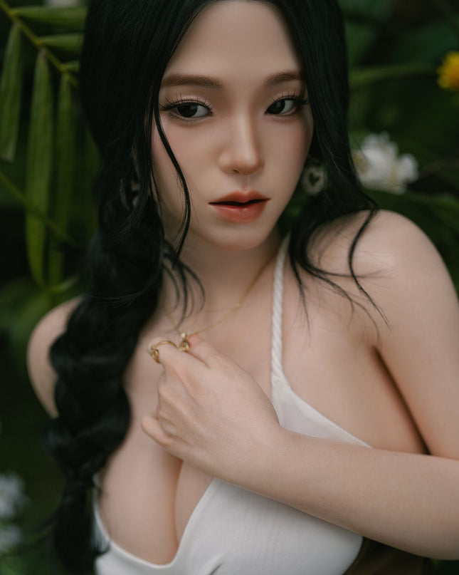 164cm/5ft4 Big Breasts Charming Asian Realistic Full Silicone Sex Doll - Vivien
