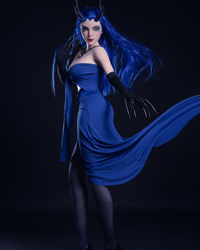 164cm/5ft5 Big Breasts Alluring Demon Queen Cosplay Realistic Full Silicone Sex Doll - Zafira
