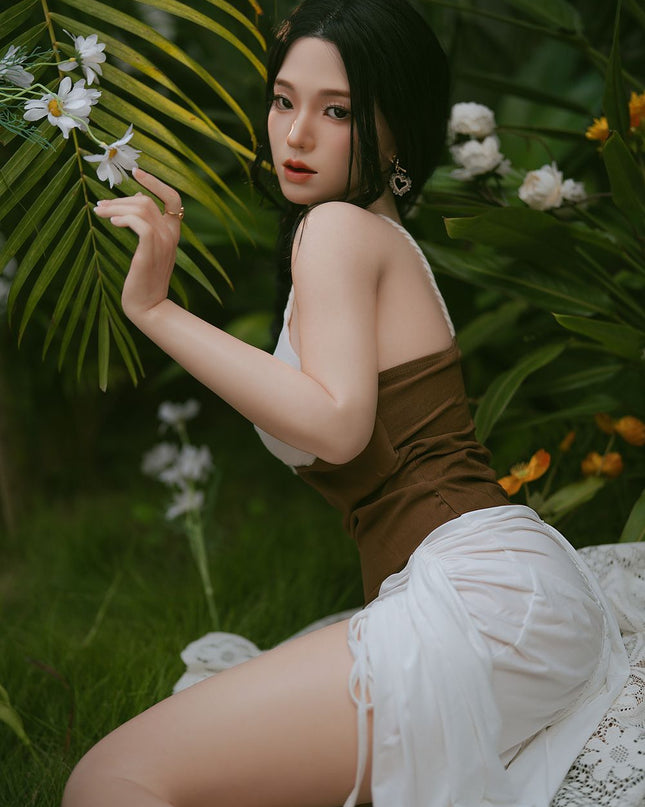 164cm/5ft4 Big Breasts Charming Asian Realistic Full Silicone Sex Doll - Vivien