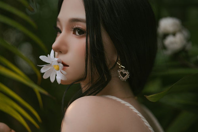 164cm/5ft4 Big Breasts Charming Asian Realistic Full Silicone Sex Doll - Vivien