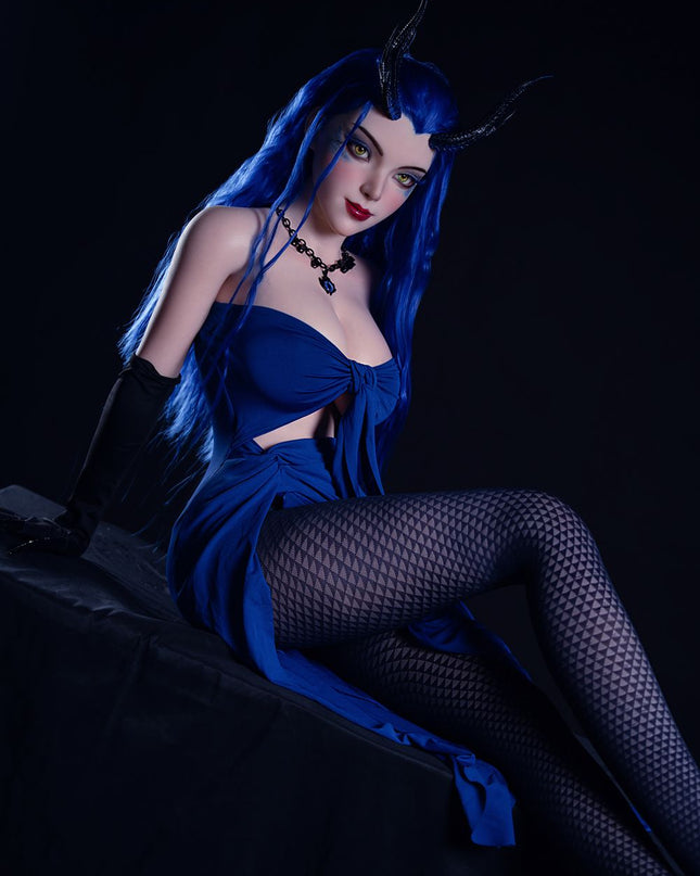 164cm/5ft5 Big Breasts Alluring Demon Queen Cosplay Realistic Full Silicone Sex Doll - Zafira