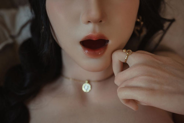 164cm/5ft4 Big Breasts Charming Asian Realistic Full Silicone Sex Doll - Vivien