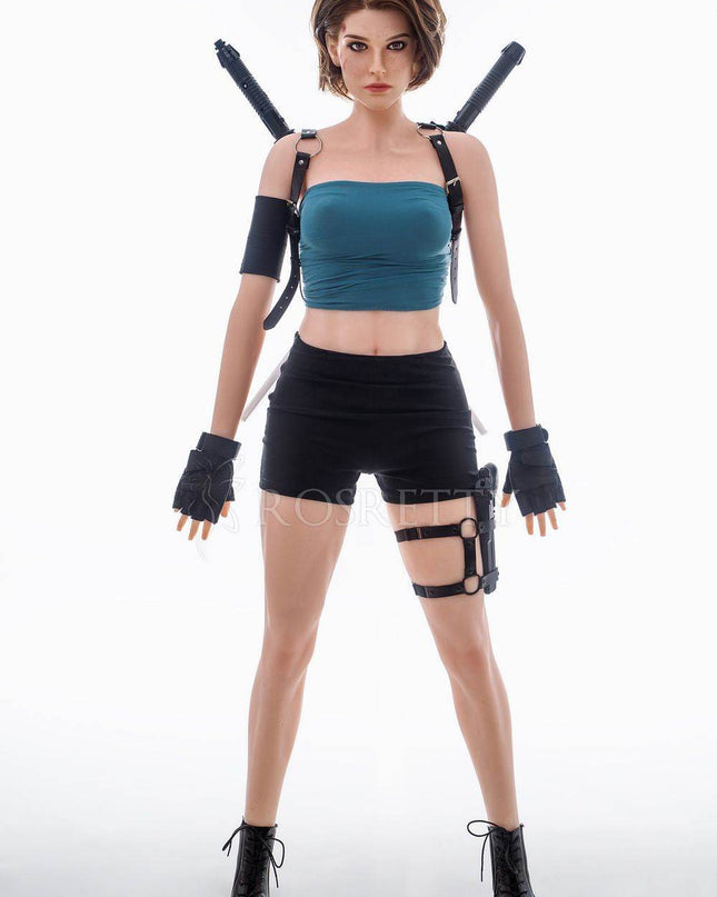 164cm/5ft4 Cosplay X Special Police Small Chest Lifelike Sex Doll - Mallory - Rose Wives