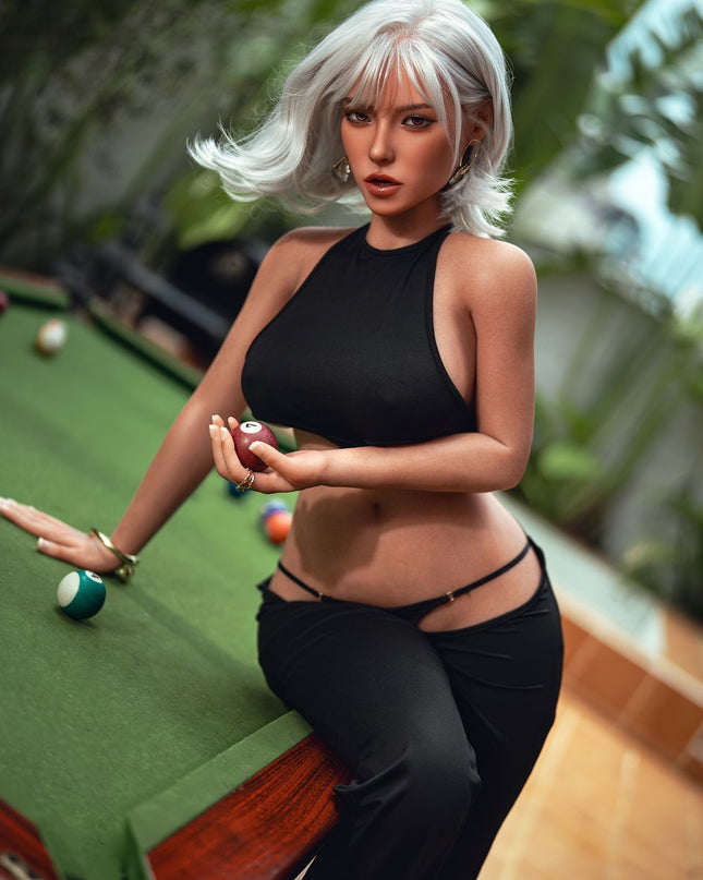 164cm/5ft4 Big Breasts Charming Silver Siren Lifelike TPE Sex Doll - Elaine