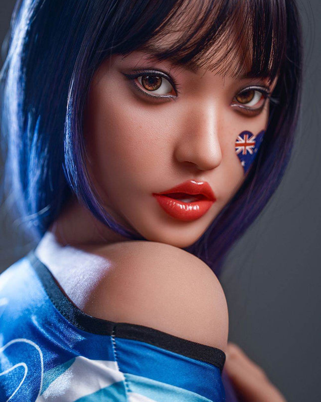 152cm/4ft12 Big Breasts Playful Sports Soccer Cosplay Realistic TPE Sex Doll - Edwina - Rose Wives