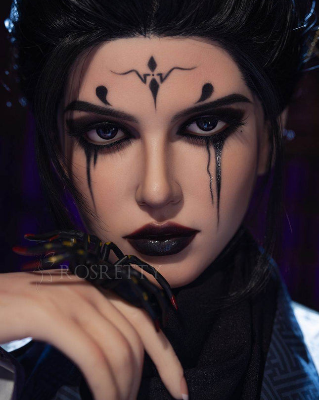 164cm/5ft5 Big Breasts Dark Series Realistic Silicone Sex Doll - Molly - Rose Wives