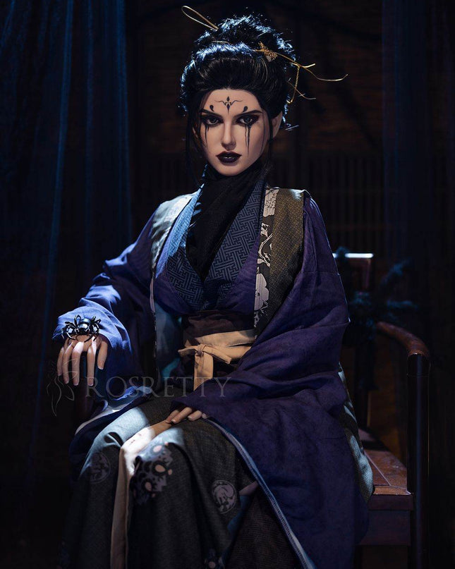 164cm/5ft5 Big Breasts Dark Series Realistic Silicone Sex Doll - Molly - Rose Wives