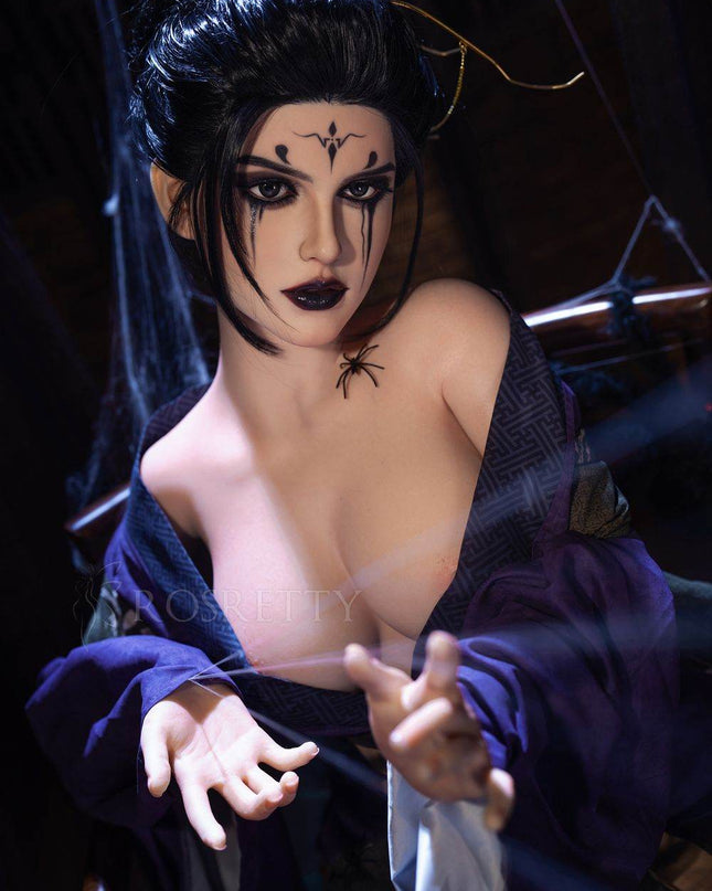 164cm/5ft5 Big Breasts Dark Series Realistic Silicone Sex Doll - Molly - Rose Wives