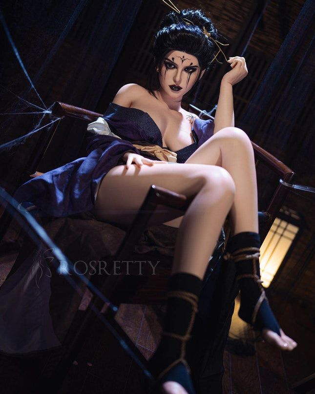 164cm/5ft5 Big Breasts Dark Series Realistic Silicone Sex Doll - Molly - Rose Wives