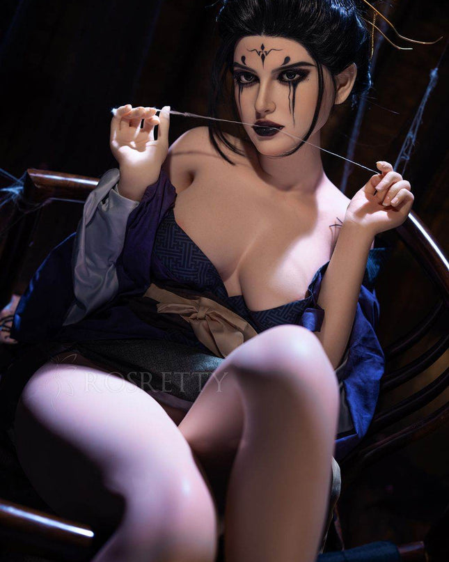 164cm/5ft5 Big Breasts Dark Series Realistic Silicone Sex Doll - Molly - Rose Wives