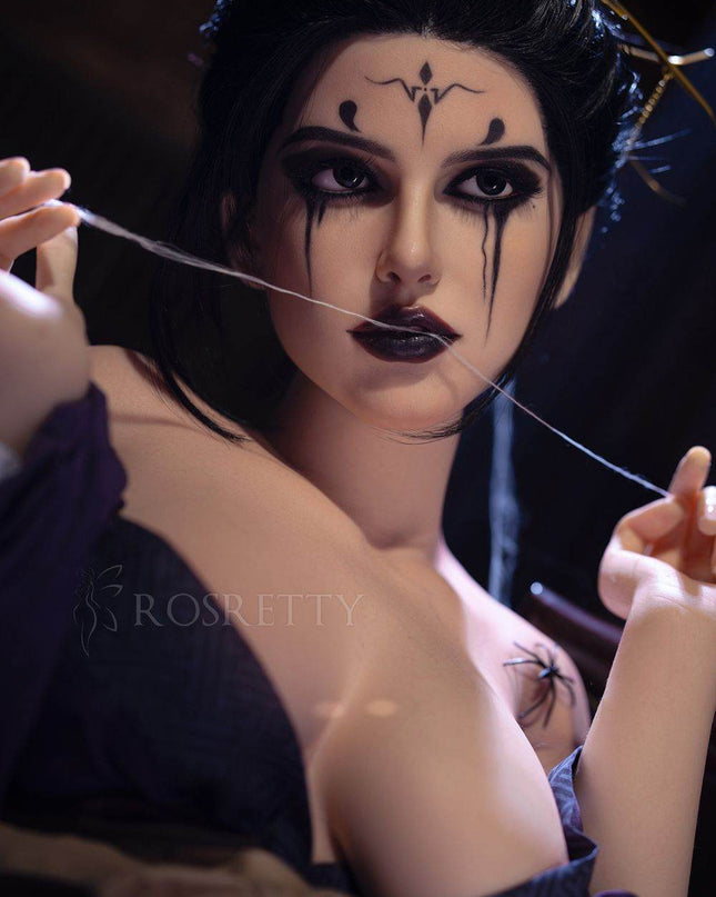 164cm/5ft5 Big Breasts Dark Series Realistic Silicone Sex Doll - Molly - Rose Wives