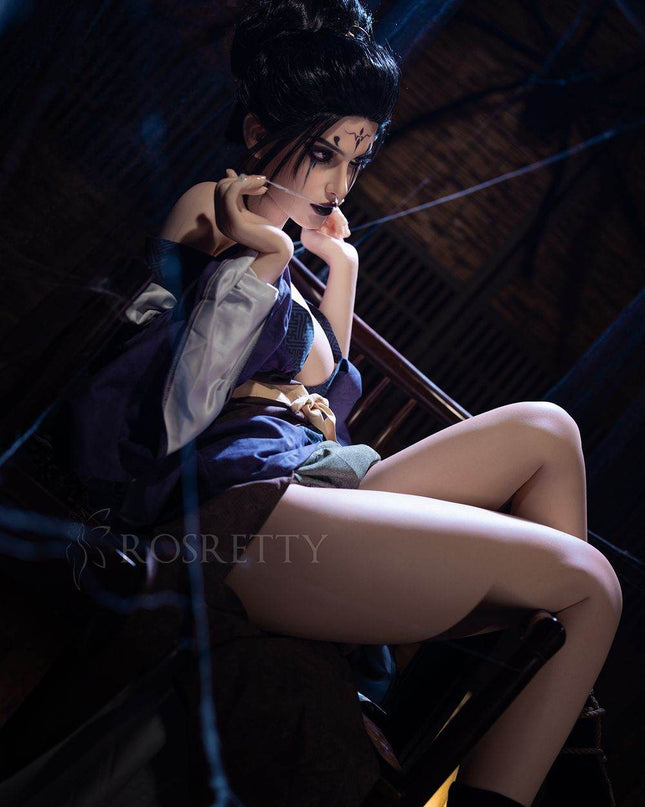 164cm/5ft5 Big Breasts Dark Series Realistic Silicone Sex Doll - Molly - Rose Wives