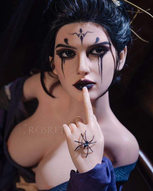 164cm/5ft5 Big Breasts Dark Series Realistic Silicone Sex Doll - Molly - Rose Wives