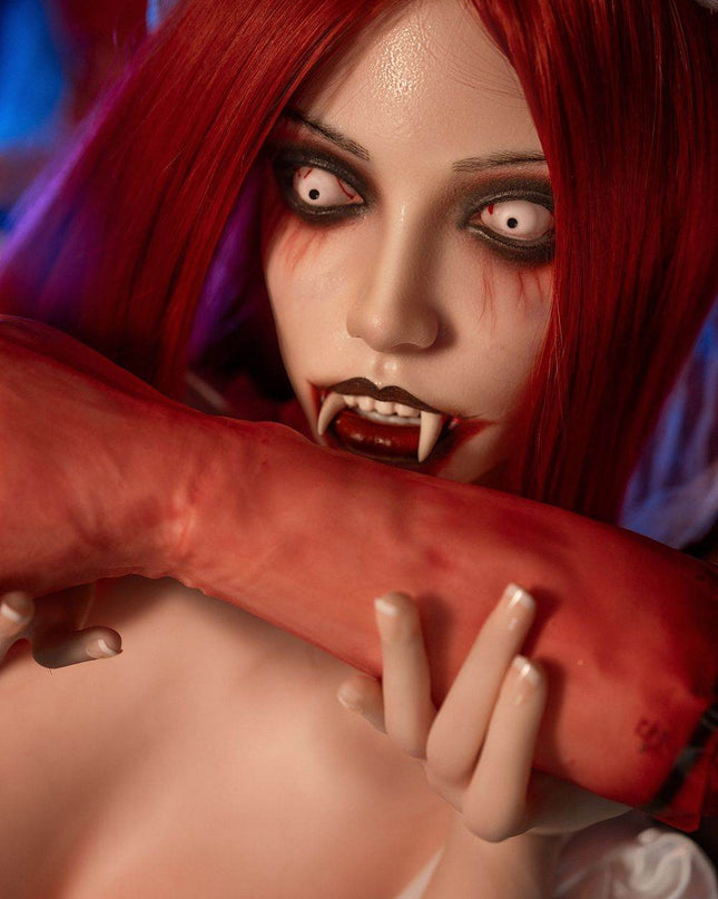169cm/5ft54 Scared Vampire Cosplay Big Boobs Sex Doll - Katherin - Rose Wives