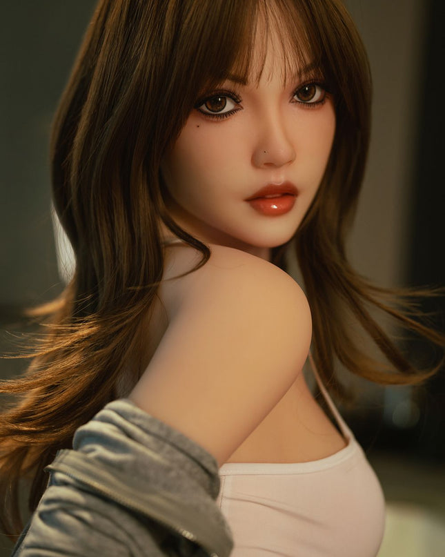 150cm/4ft9 Small Breasts Charming Sweet Asian Realistic TPE Sex Doll - Honey