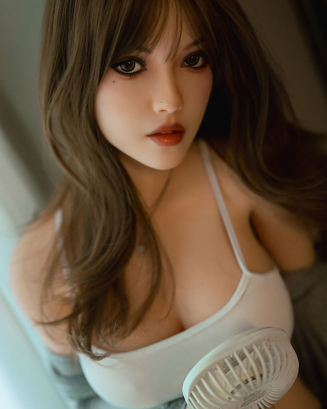 150cm/4ft9 Small Breasts Charming Sweet Asian Realistic TPE Sex Doll - Honey