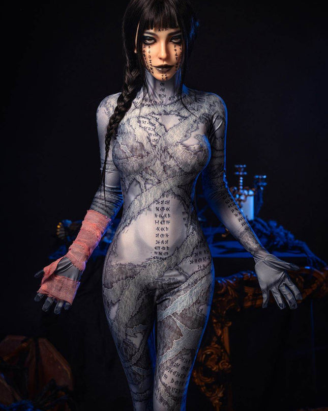 166cm/5ft5 Cosplay Charm Small Chest Lifelike Sex Doll - Blanche - Rose Wives