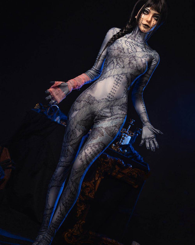 166cm/5ft5 Cosplay Charm Small Chest Lifelike Sex Doll - Blanche - Rose Wives