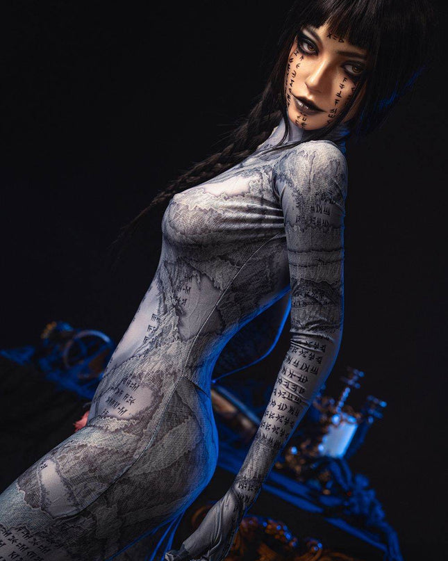 166cm/5ft5 Cosplay Charm Small Chest Lifelike Sex Doll - Blanche - Rose Wives