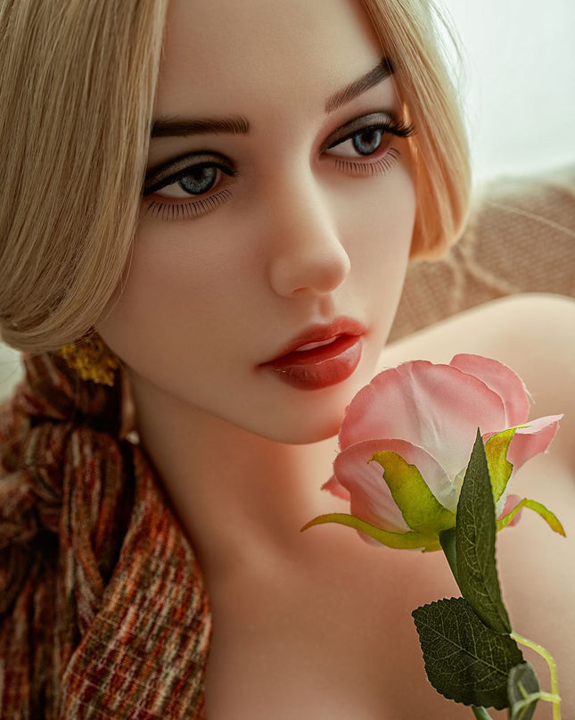 152cm/5ft Big Breasts Captivating European Vintage Blonde Realistic TPE Sex Doll - Sasha