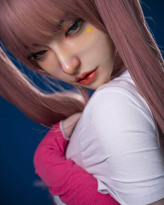 164cm/5ft5 Big Breasts Playful Pink-Haired Trendsetter Realistic Full Silicone Sex Doll - Hailey - Rose Wives