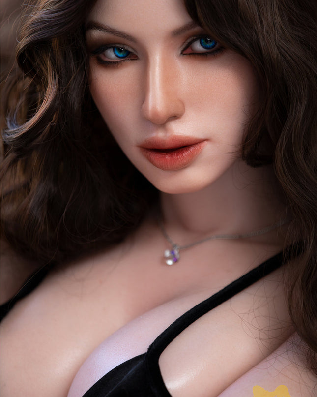 Irontech Doll | 166cm/5ft5  Lovely LifeLike Silicone Love Doll With Long Curly Hair - Zara (In Stock US)