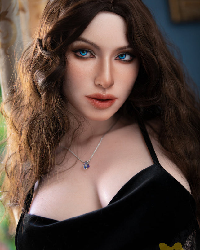 Irontech Doll | 166cm/5ft5  Lovely LifeLike Silicone Love Doll With Long Curly Hair - Zara (In Stock US)