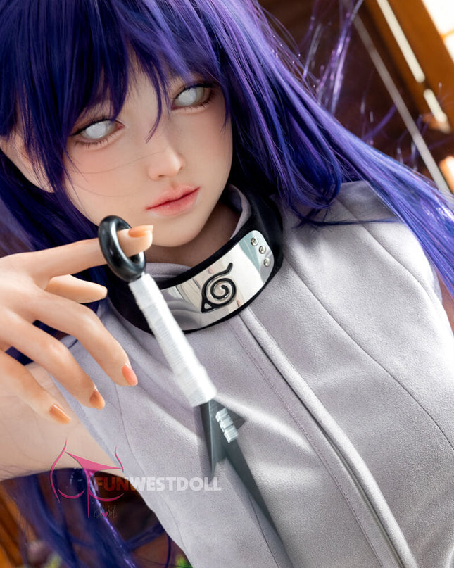 FUNWEST® Amy 159cm (5ft2) 041S# A Breasts Silicone Anime Sex Doll FSD029 With Long Straight Hair(In Stock US)