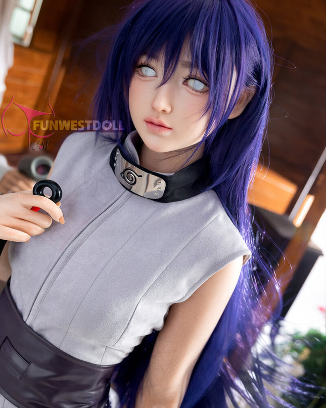 FUNWEST® Amy 159cm (5ft2) 041S# A Breasts Silicone Anime Sex Doll FSD029 With Long Straight Hair(In Stock US)