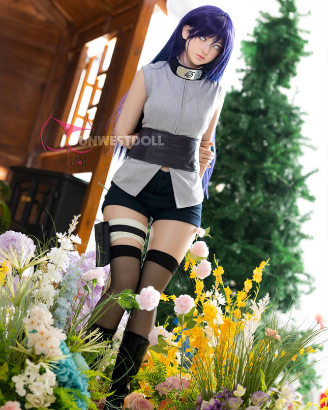 FUNWEST® Amy 159cm (5ft2) 041S# A Breasts Silicone Anime Sex Doll FSD029 With Long Straight Hair(In Stock US)