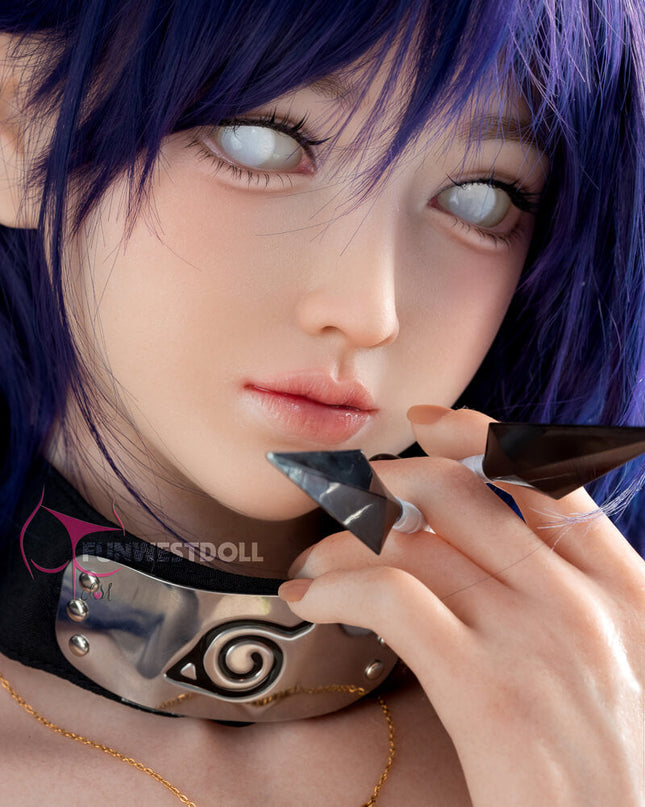 FUNWEST® Amy 159cm (5ft2) 041S# A Breasts Silicone Anime Sex Doll FSD029 With Long Straight Hair(In Stock US)