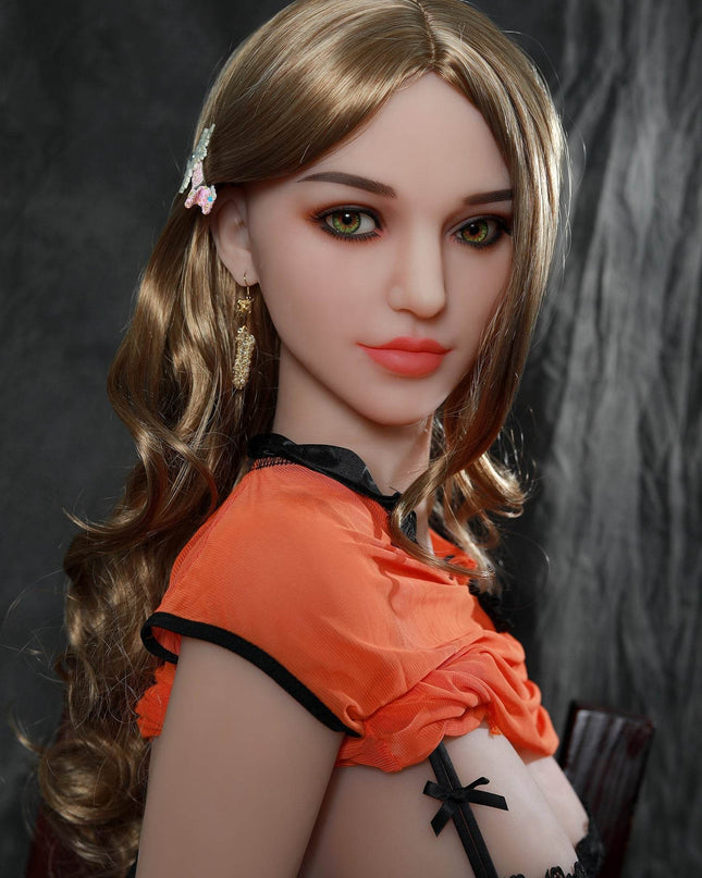 US Stock - Joan 5ft5in (165cm) Deep Blue Eyes Big Boobs Slender Lady Realistic Sex Doll - Rose Wives