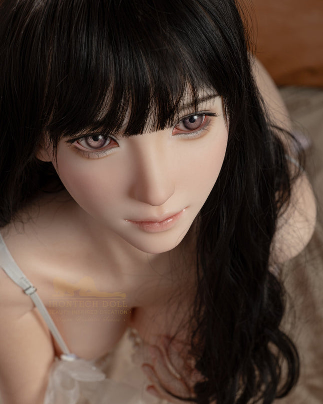 Irontech Doll | 166cm/5ft5  LifeLike Full Silicone Japanese Love Doll With Long Black Hair -  Zinnia (In Stock US)