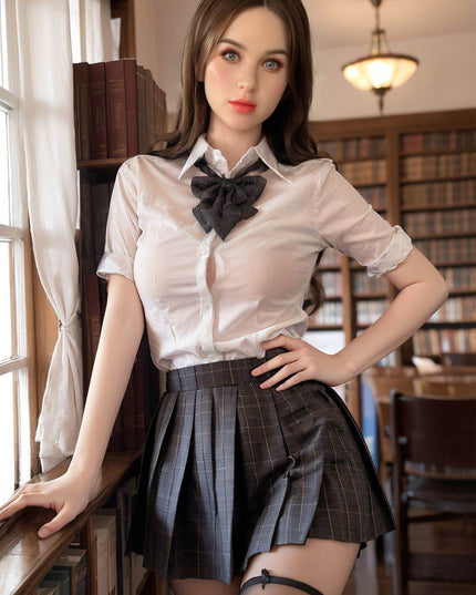 159cm/5ft2 A-Cup Freckle Girl Lifelike Sex Doll - Debby